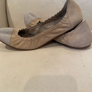 Brunello Cucinelli suede ballet flats size 40